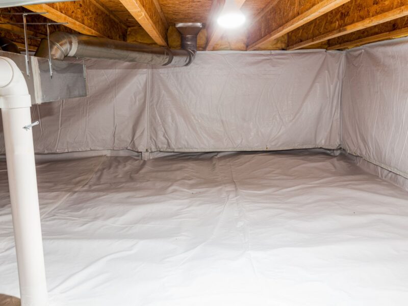 complete crawl space encapsulation system