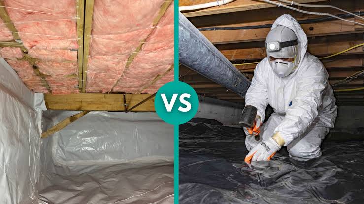 crawl space vapor barrier & encapsulation.